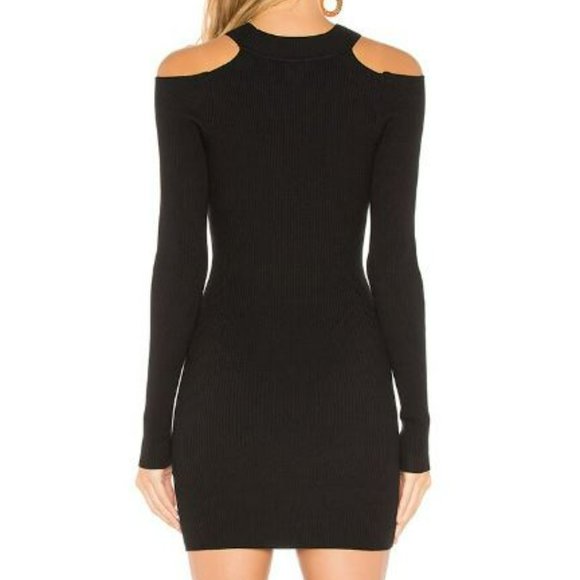 Superdown - Tula Cold Shoulder Sweater Dress - Picture 3 of 4